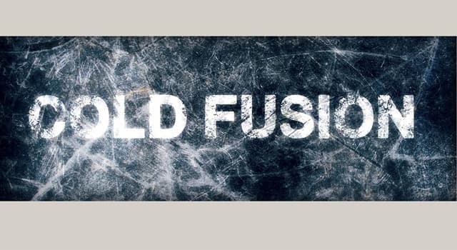 Science Question: Qu'est-ce que représente le terme de « fusion froide » ?
