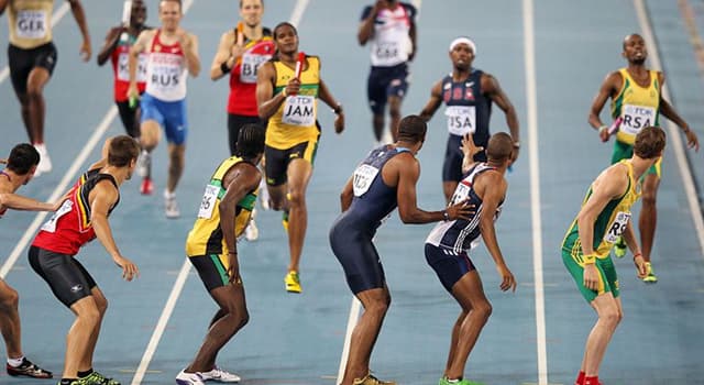 Sport Trivia Question: Which name is given to the final position in a relay race?