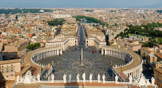 Geografia Pytanie-Ciekawostka: Jakim miastem jest otoczony Watykan?