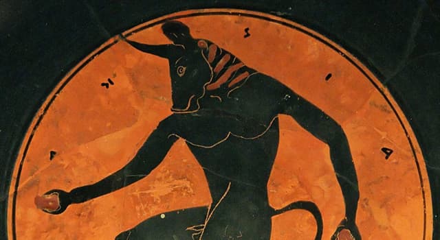 Культура Запитання-цікавинка: Яке чудовисько, згідно давньогрецької міфології, було з тілом людини і головою бика?