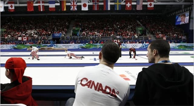 Sport Trivia Vraag: Van wat voor soort materiaal zijn de curling stenen gemaakt bij de Olympische wintersport curling?