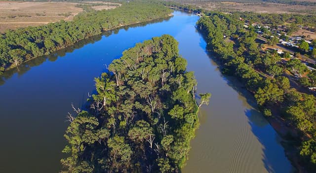 Aardrijkskunde Trivia Vraag: Welke van deze riviersystemen is de langste in Australië?