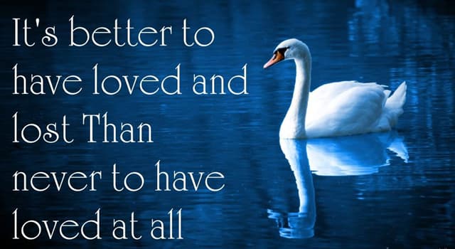 Cultuur Trivia Vraag: Tis better to have loved and lost than never to have loved at all, is uit welk gedicht van Tennyson?