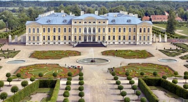Geografía Pregunta Trivia: ¿Dónde se encuentra el lujoso Palacio de Rundāle?