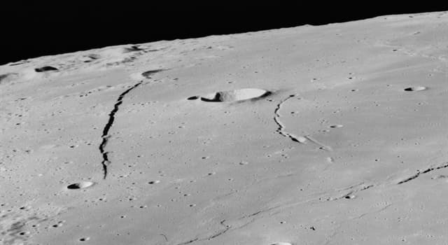 Science Trivia Question: How long is the linear fault Rupes Recta of the Moon?