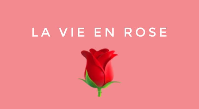 Culture Trivia Question: Who wrote the original lyrics to the song "La Vie en Rose"?