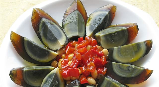 Culture Trivia Question: Century egg is a delicacy from which country?
