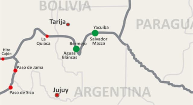 Geografía Pregunta Trivia: ¿Cuántos kilómetros de frontera comparte Argentina con Bolivia aproximadamente?