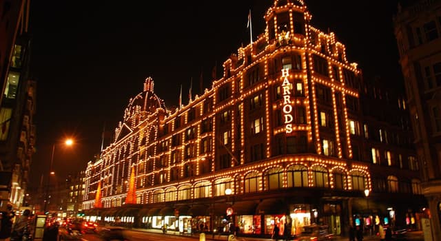 Society Trivia Question: Harrods was the first UK store to install what?
