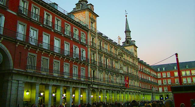 Geography Trivia Question: In which Spanish city would you find a square called 'Plaza Mayor"?