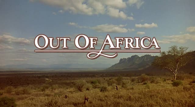 Films et télé Question: Quelle actrice joue le rôle féminin principal dans "Out of Africa" ?