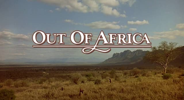 Films & TV Trivia Vraag: Welke actrice speelde de vrouwelijke hoofdrol in de film "Out of Arica"?