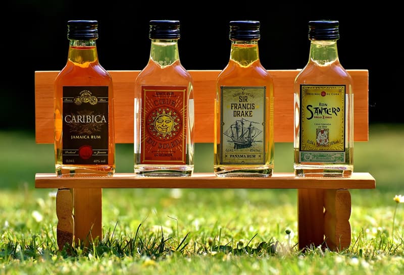 Società Domande: Da quale di questi elementi viene distillato il rum?