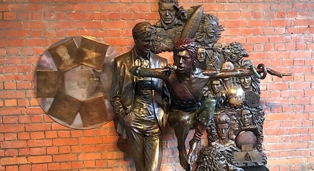 Culture Trivia Question: In 2018, where was a bronze sculpture of David Bowie unveiled?