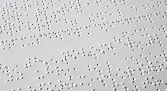 Maatschappij Trivia Vraag: In welke taal werd Braille het eerst geschreven?