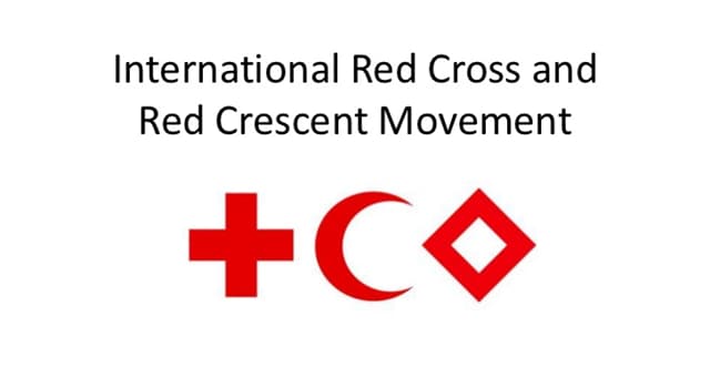 Histoire Question: Où la Croix-Rouge internationale a-t-elle été fondée en 1863 ?