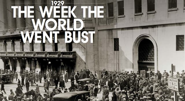 Geschiedenis Trivia Vraag: Op welke dag begon de Wall Street Crash in 1929?