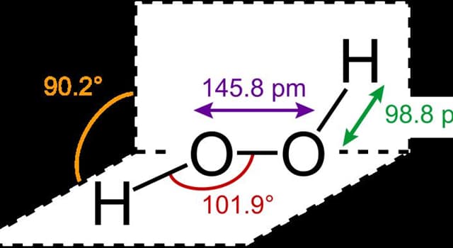 Science Question: Quel composé chimique a la formule H2O2 ?