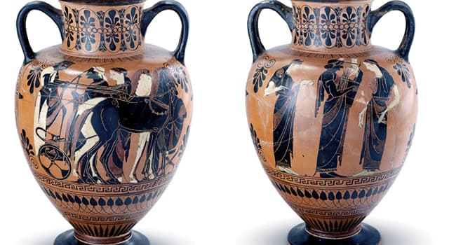 Culture Question: Quel est le terme pour un pot à deux anses utilisé par les Grecs ?