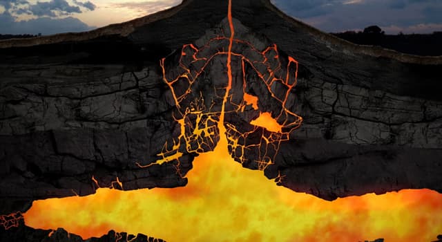 Science Question: Quel nom est donné à la roche en fusion qui doit encore sortir d'un volcan ?