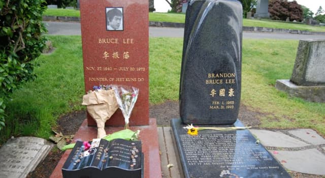 Société Question: Qui n'était pas porteur lors des funérailles de Bruce Lee ?