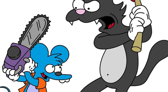 Movies & TV Trivia Question: The fictional cartoon "Itchy & Scratchy" is featured in which animated TV series?