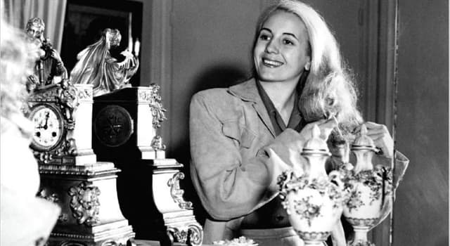 Geschiedenis Trivia Vraag: Van welk land was Eva Peron de First Lady?