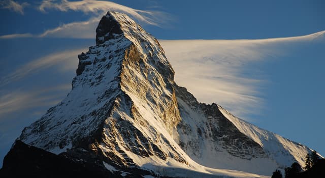 Aardrijkskunde Trivia Vraag: Waar ligt de Matterhorn?