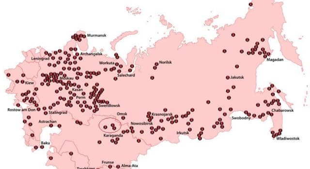 Geschichte Wissensfrage: Was ist auf dieser Karte der Sowjetunion in den Jahren 1923-1961 dargestellt?