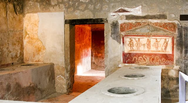 Geschiedenis Trivia Vraag: Wat was een "thermopolium" in de oude Grieks-Romeinse wereld?