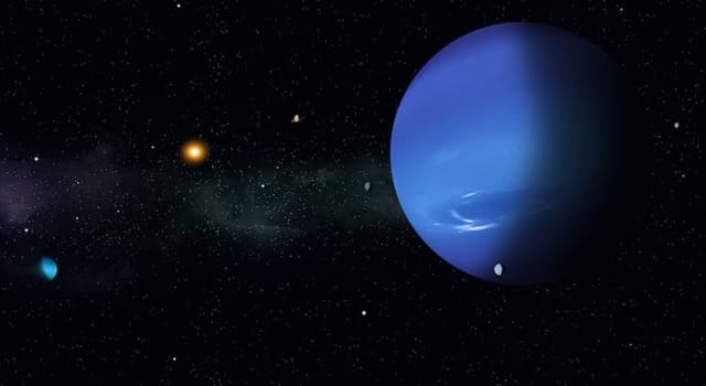 Wetenschap Trivia Vraag: Wat zorgt voor de blauw-groene kleur van Uranus?