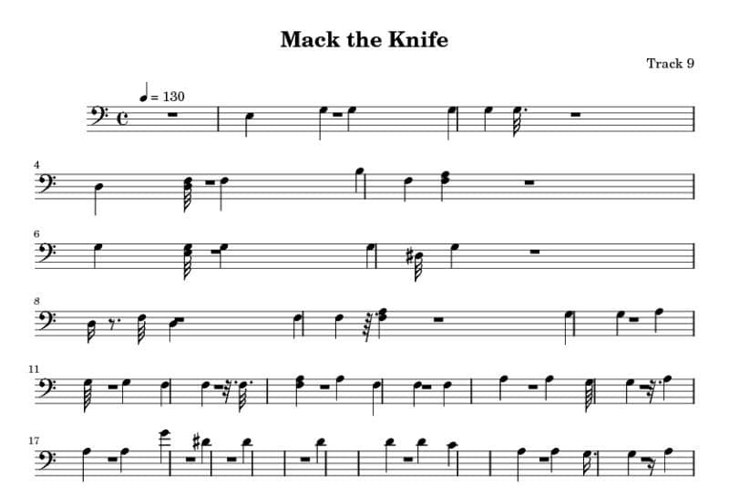 Culture Trivia Question: Who wrote the music to the song 'Mack the Knife'?