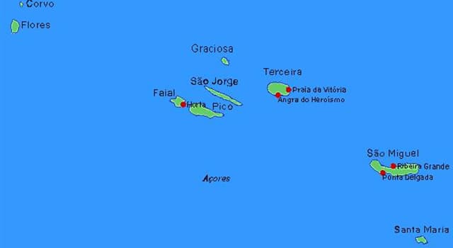 地理 小問題：北大西洋的亞速爾群島（Azores）屬於哪個國家？