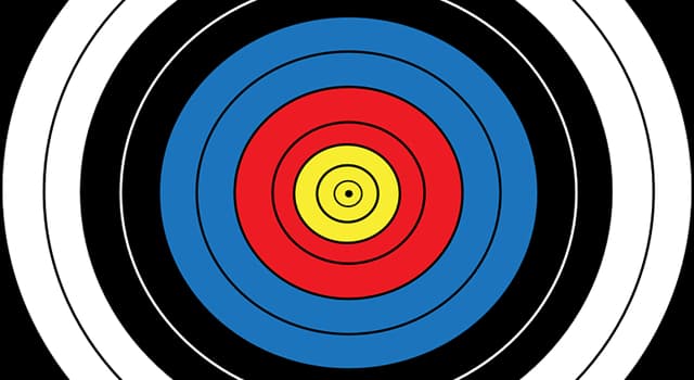 Sport Question: Combien de points vaut l'anneau blanc extérieur d'une cible olympique de tir à l'arc ?