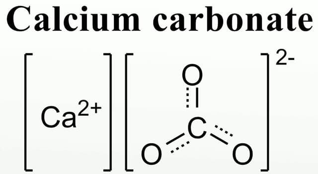 Wetenschap Trivia Vraag: In welke hiervan wordt calciumcarbonaat niet gevonden?