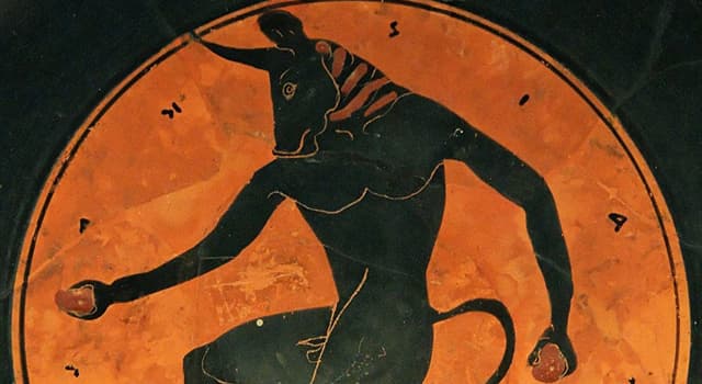 Cultura Domande: Quale creatura mitica è raffigurata con la testa e la coda di un toro e il corpo di un uomo?