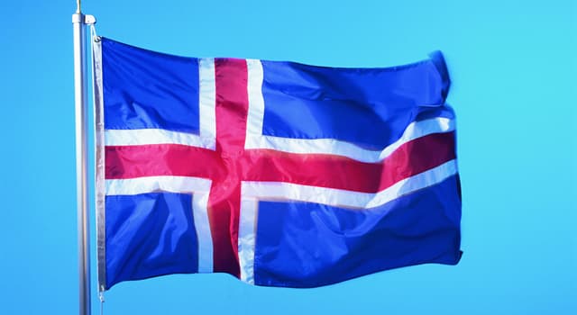 Geography Trivia Question: The flag of which country is in the picture?