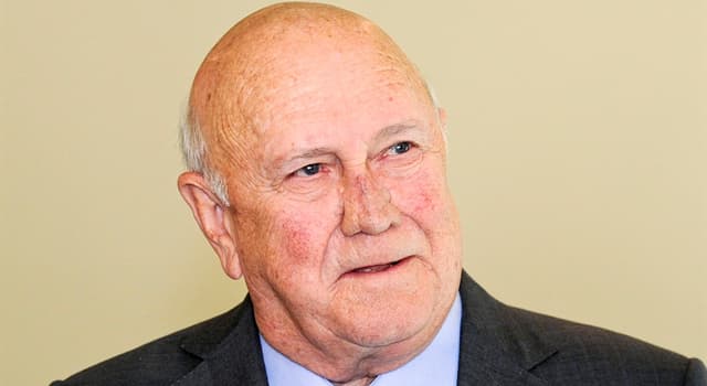 Geschiedenis Trivia Vraag: Van welk land werd F.W. de Klerk in 1989 president?