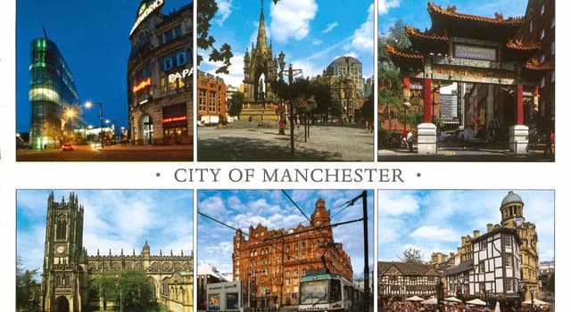 Geografia Pytanie-Ciekawostka: W jakim hrabstwie leży miasto Manchester?