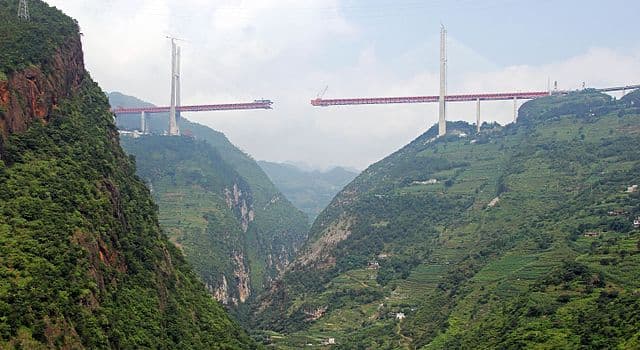 Geographie Wissensfrage: Was ist die höchste Brücke der Welt?