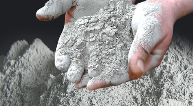 Wetenschap Trivia Vraag: Welk materiaal bestaat uit water en cement?