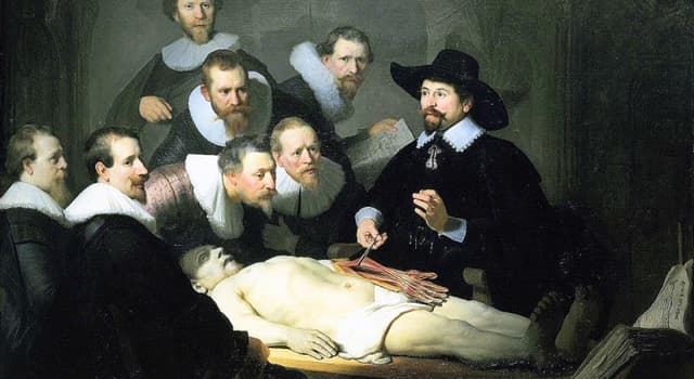 Cultuur Trivia Vraag: Welke beroemde Nederlandse kunstenaar schilderde 'De anatomische les van Dr. Nicolaes Tulp'?