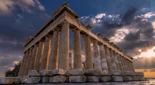 Culture Trivia Question: Which former temple on the Athenian Acropolis, Greece, was dedicated to the goddess Athena?