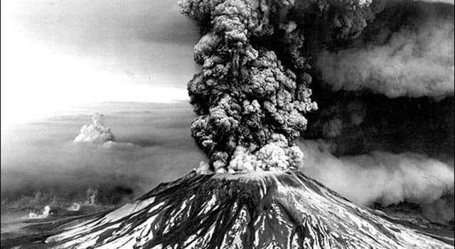Histoire Question: En quelle année a eu lieu l'éruption catastrophique du Mont Saint Helens ?