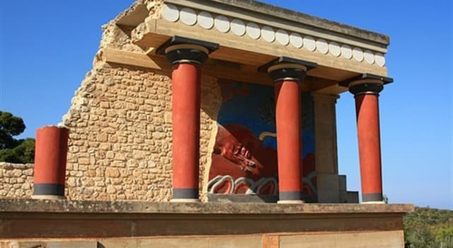 Geografia Pytanie-Ciekawostka: Gdzie znajdują się ruin pałacu Knossos?