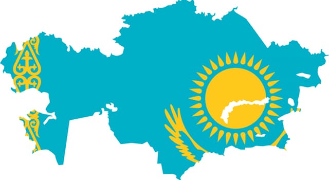 Geography Trivia Question: How many countries border Kazakhstan?