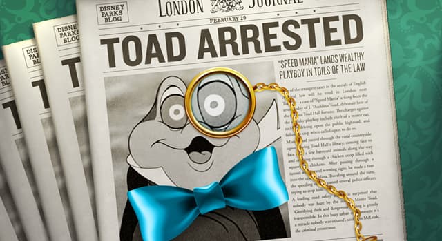 Cultuur Trivia Vraag: In welke roman is Mr Toad een hoofdkarakter?