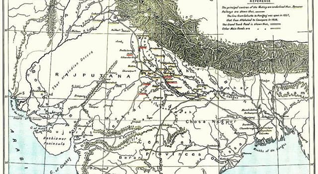 historia Pytanie-Ciekawostka: Kiedy rozpoczęła się pierwsza indyjska wojna o niepodległość?