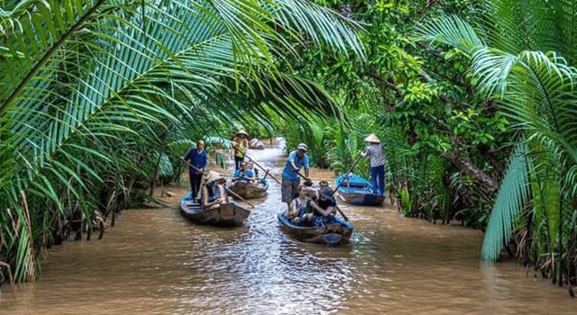 Aardrijkskunde Trivia Vraag: Waar ligt de Mekongdelta?