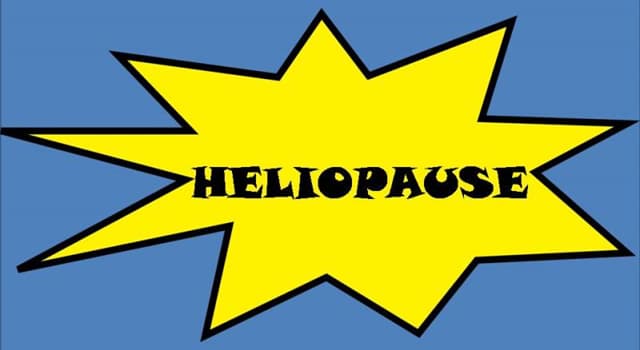 Wetenschap Trivia Vraag: Wat is de heliopause?